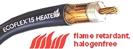 Heatex15 halogen-free coaxial cable