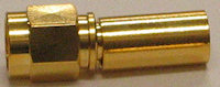 SMA male connector for RG58