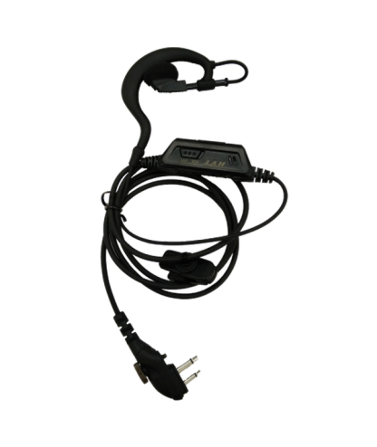 Hytera EHM18 Earpiece with microphone, C-shape, In-line-PTT