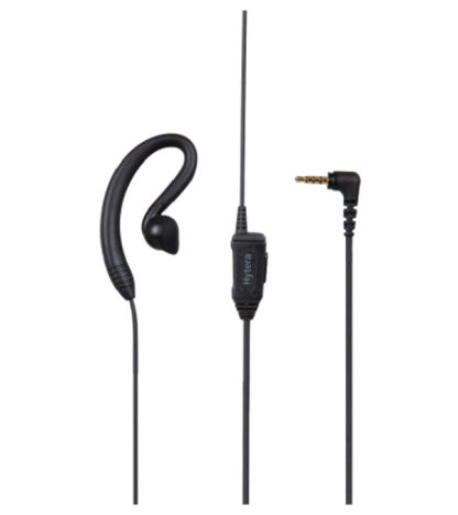 Hytera EHS24 C-style earpiece with in-line Mic/PTT